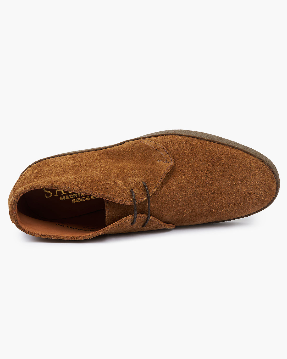Sanders Hi-Top Chukka Boot - Indiana Tan Suede | Sanders Boots | JEANSTORE