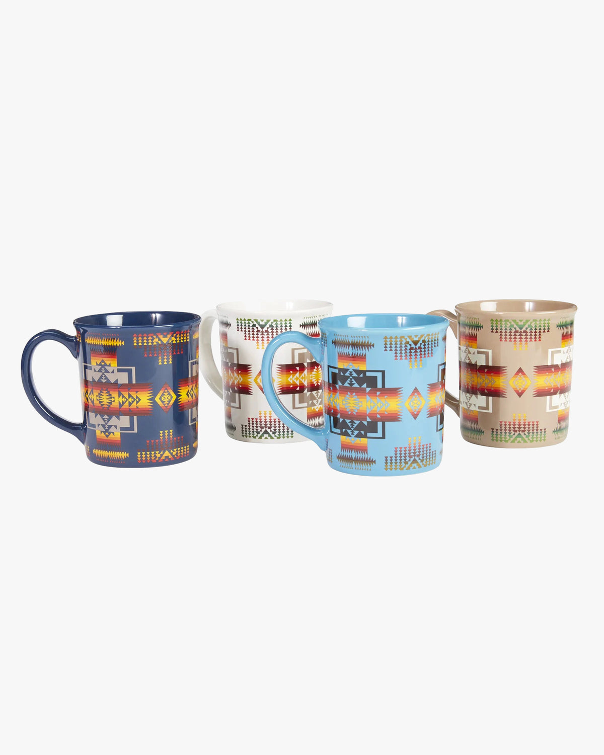 Pendleton Ceramic Mug Set Of 4 - Chief Joseph Multi | Pendleton Miscellaneous | JEANSTORE