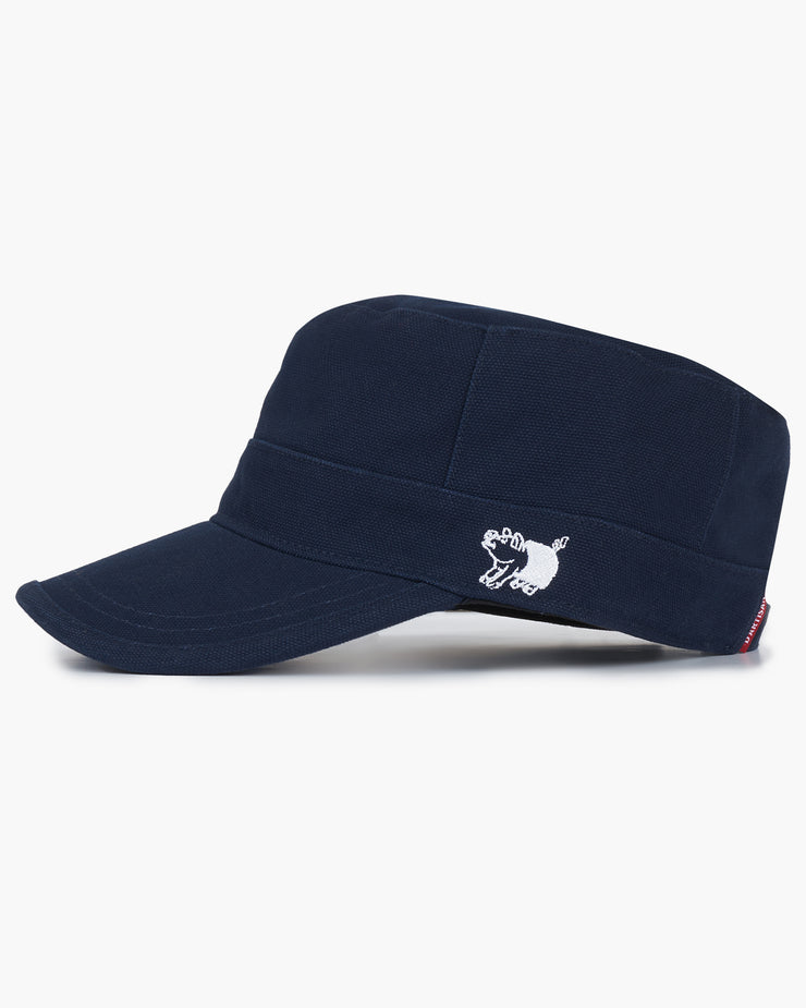 Studio D'Artisan 7222 Woven Work Cap - Navy | Studio D'Artisan Hats | JEANSTORE