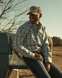 Stetson Sun Trucker Cap - Green / White | Stetson Hats | JEANSTORE