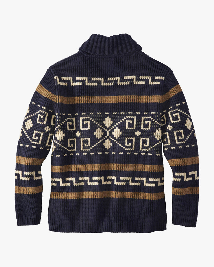 Pendleton Original Westerley Lambswool Sweater - Navy / Brown | Pendleton Sweaters & Knitwear | JEANSTORE