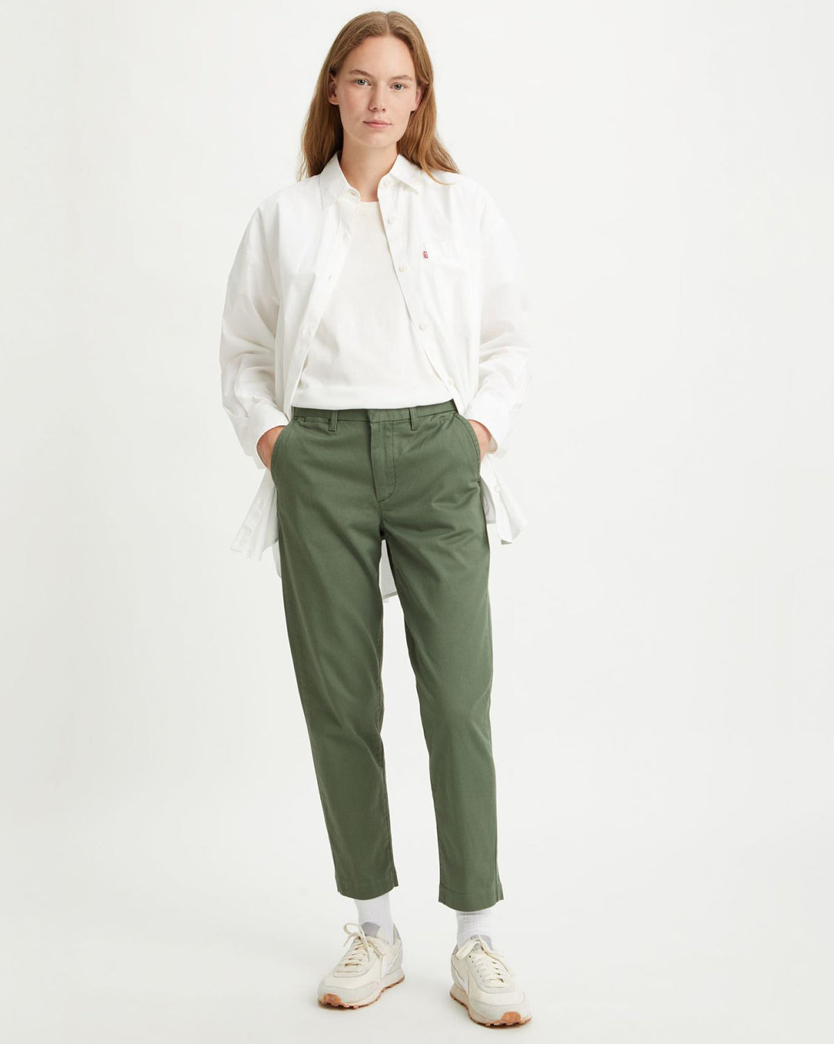 Levi's® Womens Essential Chino - Thyme Twill | Levi's® Chinos & Non-Denim Pants | JEANSTORE