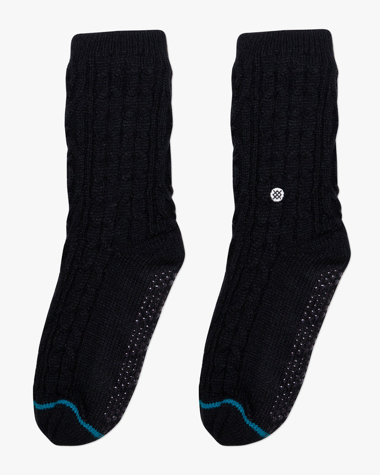 Stance Rowan Slipper Socks - Black | Stance Socks | JEANSTORE