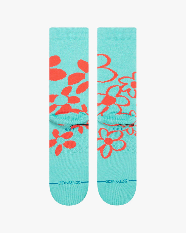 Stance x Disney Surf Check By Russ Crew Socks - Blue | Stance Socks | JEANSTORE
