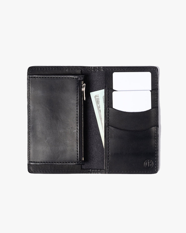 Tanner Goods Aspect Bifold Wallet - Black Skirting Leather | Tanner Goods Wallets & Key Fobs | JEANSTORE