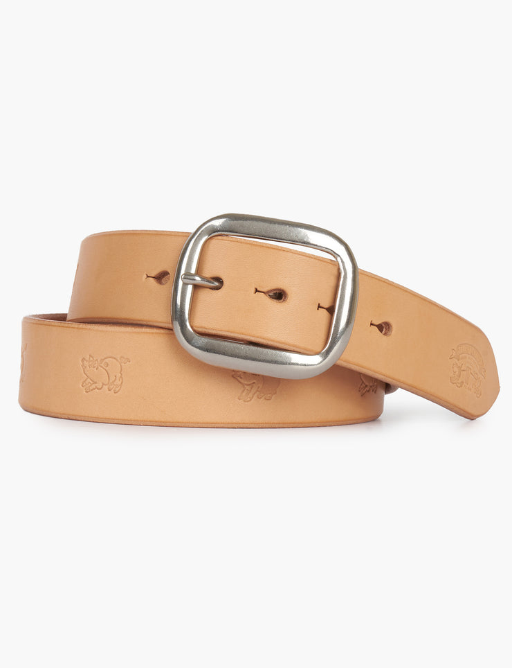 Studio D'Artisan B-82 Leather Belt - Natural | Studio D'Artisan Belts | JEANSTORE