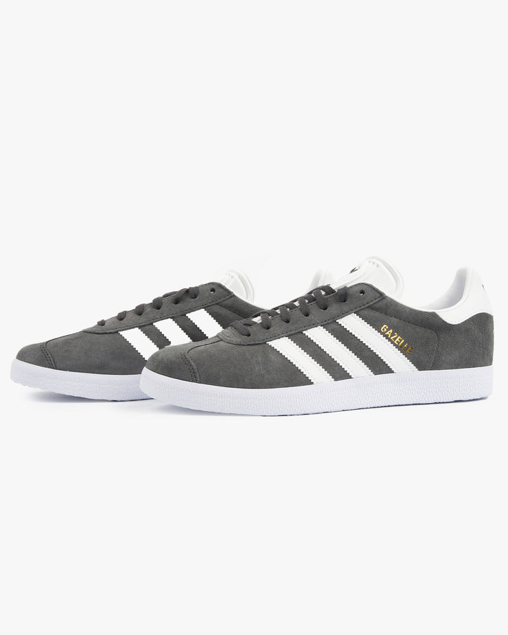 Adidas Gazelle - Dark Grey Heather / White | Adidas Originals Trainers | JEANSTORE