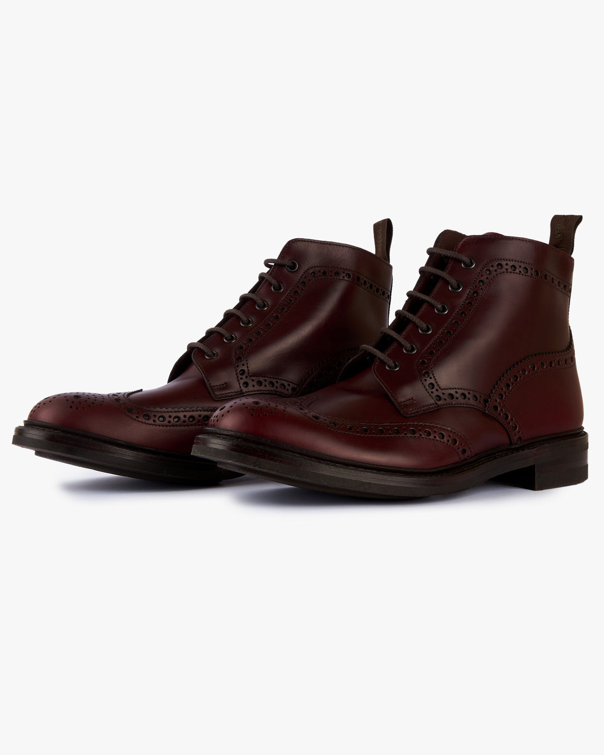 Loake 1880 Country Bedale Brogue Boot - Burgundy | Loake Shoemakers Boots | JEANSTORE