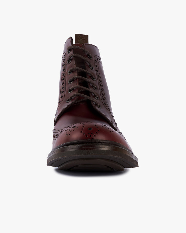 Loake 1880 Country Bedale Brogue Boot - Burgundy | Loake Shoemakers Boots | JEANSTORE