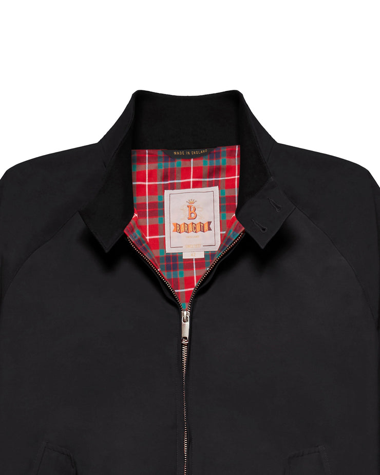 Baracuta G9 Classic Harrington Jacket - Black | Baracuta Jackets & Coats | JEANSTORE