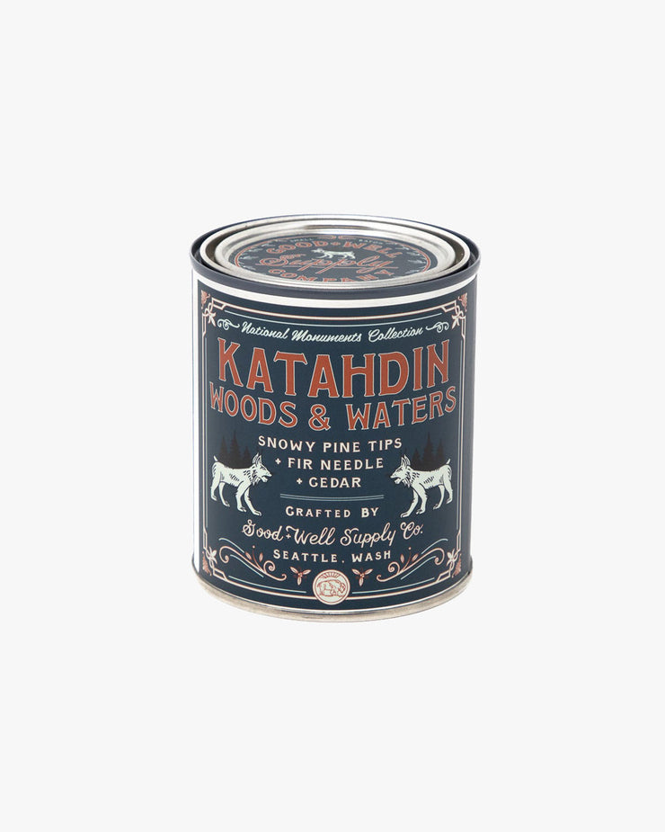 Good & Well Supply Co. National Monuments Soy Candle - Katahdin Woods & Waters | Good & Well Supply Co. Miscellaneous | JEANSTORE