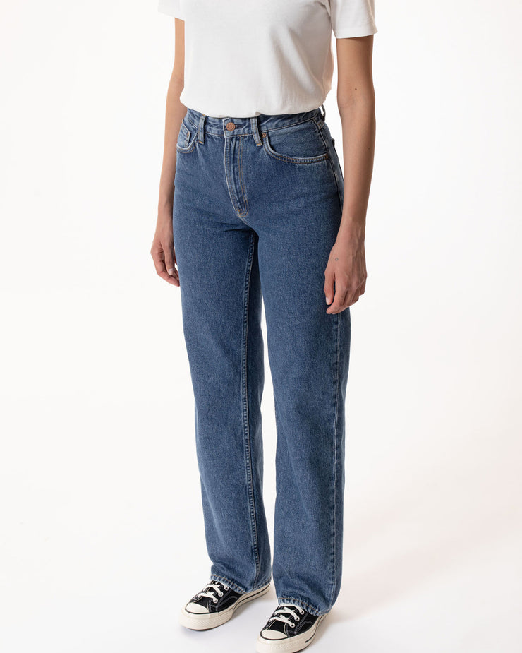 Nudie Clean Eileen High Loose Womens Jeans - 90's Stone | Nudie Jeans Jeans | JEANSTORE