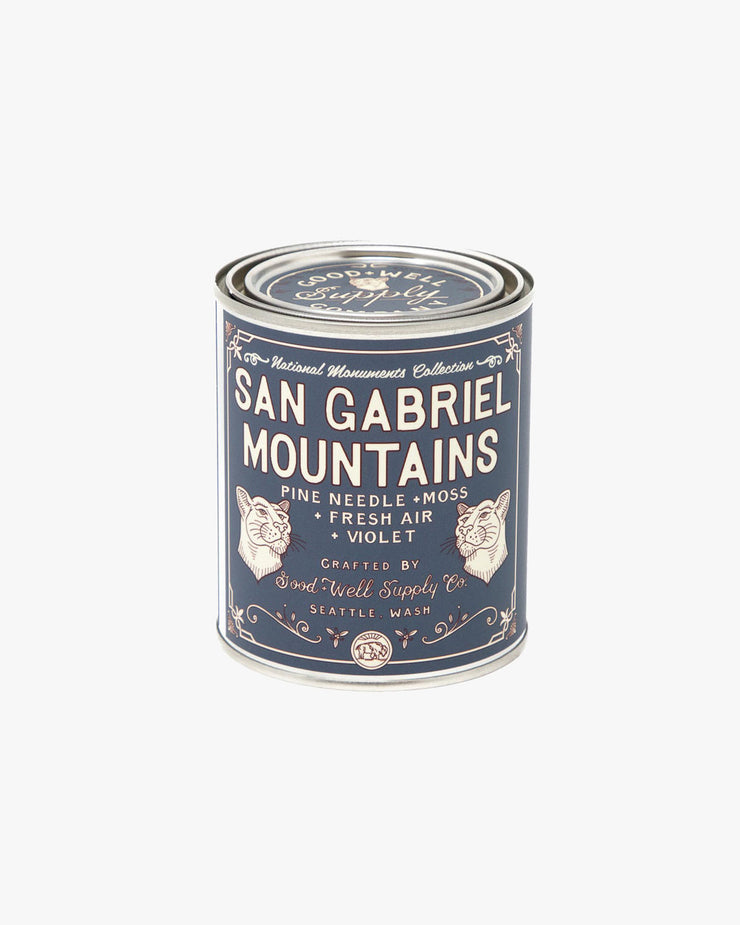 Good & Well Supply Co. National Monuments Soy Candle - San Gabriel Mountains | Good & Well Supply Co. Miscellaneous | JEANSTORE