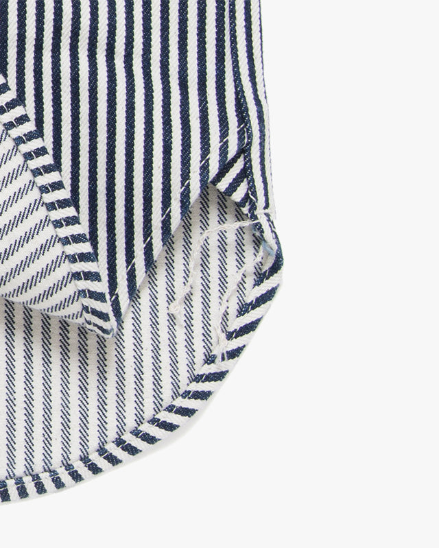 Studio D'Artisan D5335H 14oz Hickory Work Shirt - Indigo Onewash | Studio D'Artisan Shirts | JEANSTORE