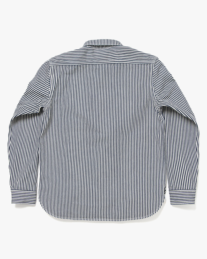 Studio D'Artisan D5335H 14oz Hickory Work Shirt - Indigo Onewash | Studio D'Artisan Shirts | JEANSTORE
