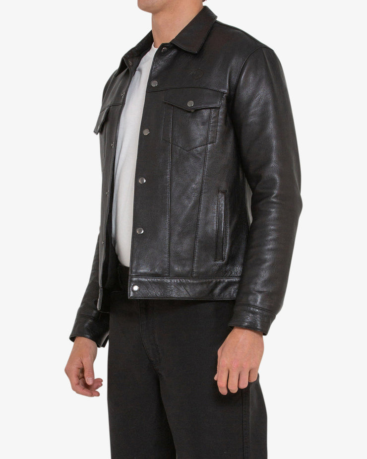 Deus Ex Machina Wildfire Leather Jacket - Black