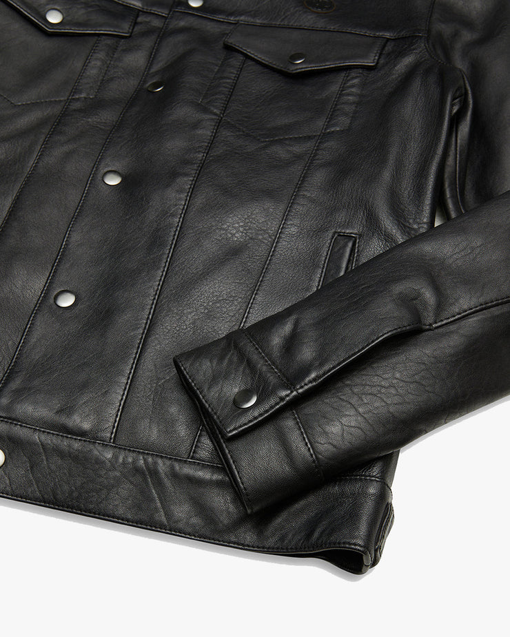 Deus Ex Machina Wildfire Leather Jacket - Black