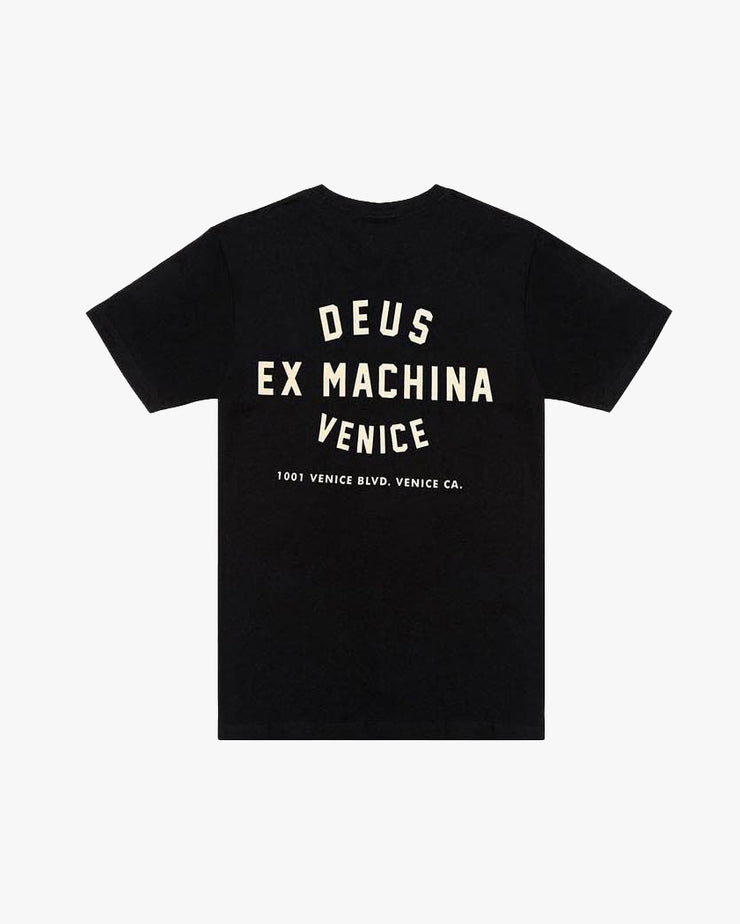 Deus Ex Machina Venice Skull Tee - Black | Deus Ex Machina T Shirts | JEANSTORE