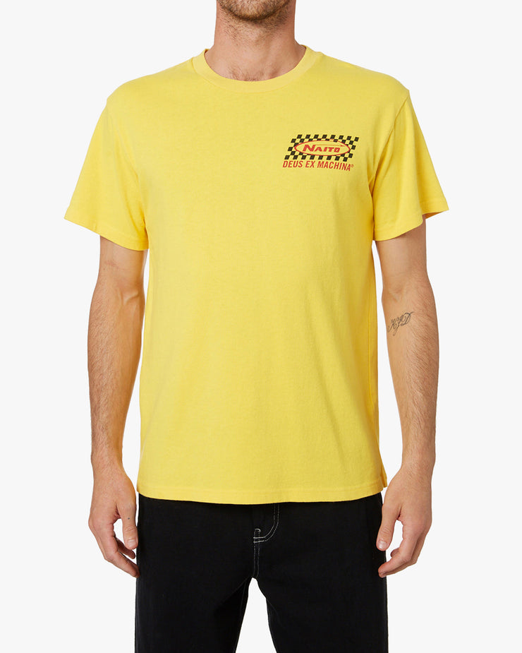 Deus Ex Machina Naito Evergreen Tee - Aspen Gold