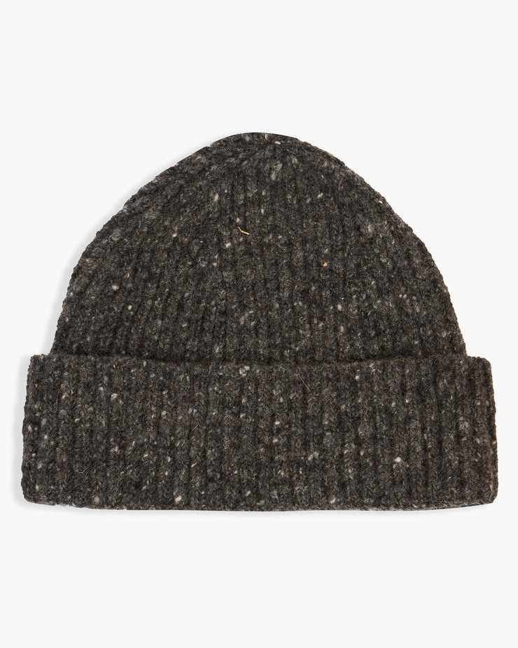 Donegal Yarns Wool Beanie - Charcoal | Donegal Yarns Hats | JEANSTORE