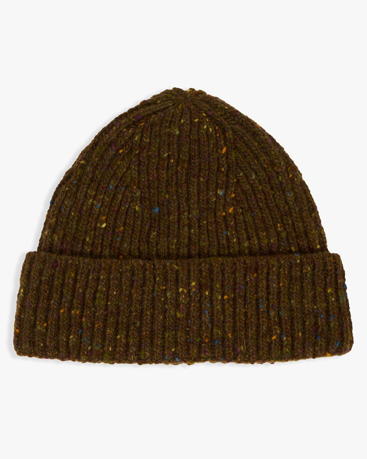 Donegal Yarns Wool Beanie - Moss | Donegal Yarns Hats | JEANSTORE