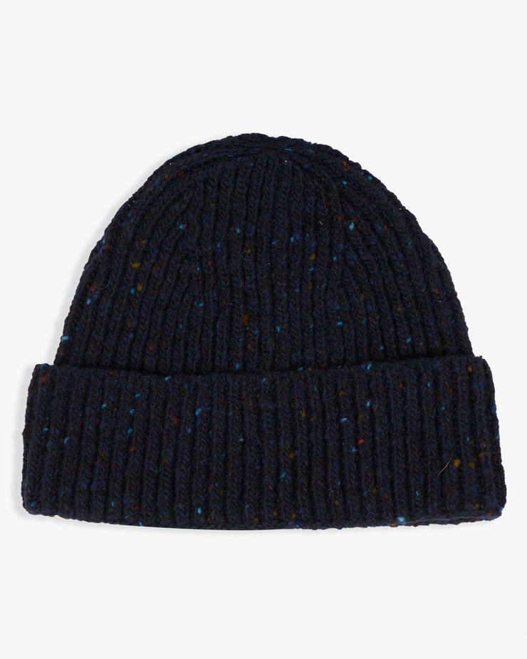 Donegal Yarns Wool Beanie - Navy | Donegal Yarns Hats | JEANSTORE