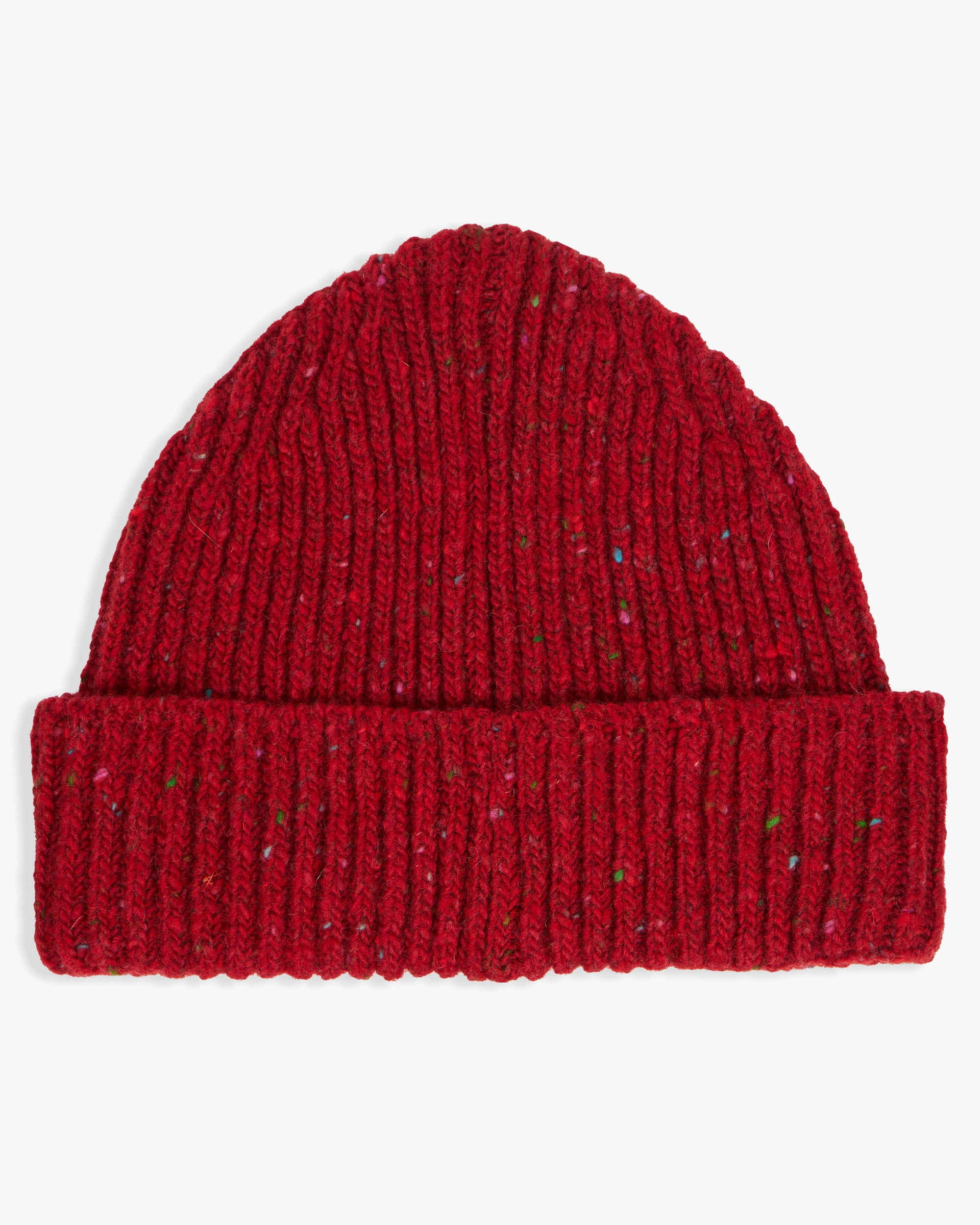 Donegal Yarns Wool Beanie - Red | Donegal Yarns Hats | Jeanstore