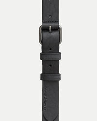 Nudie Jeans Dwayne Leather Belt - Black | Nudie Jeans Belts | JEANSTORE