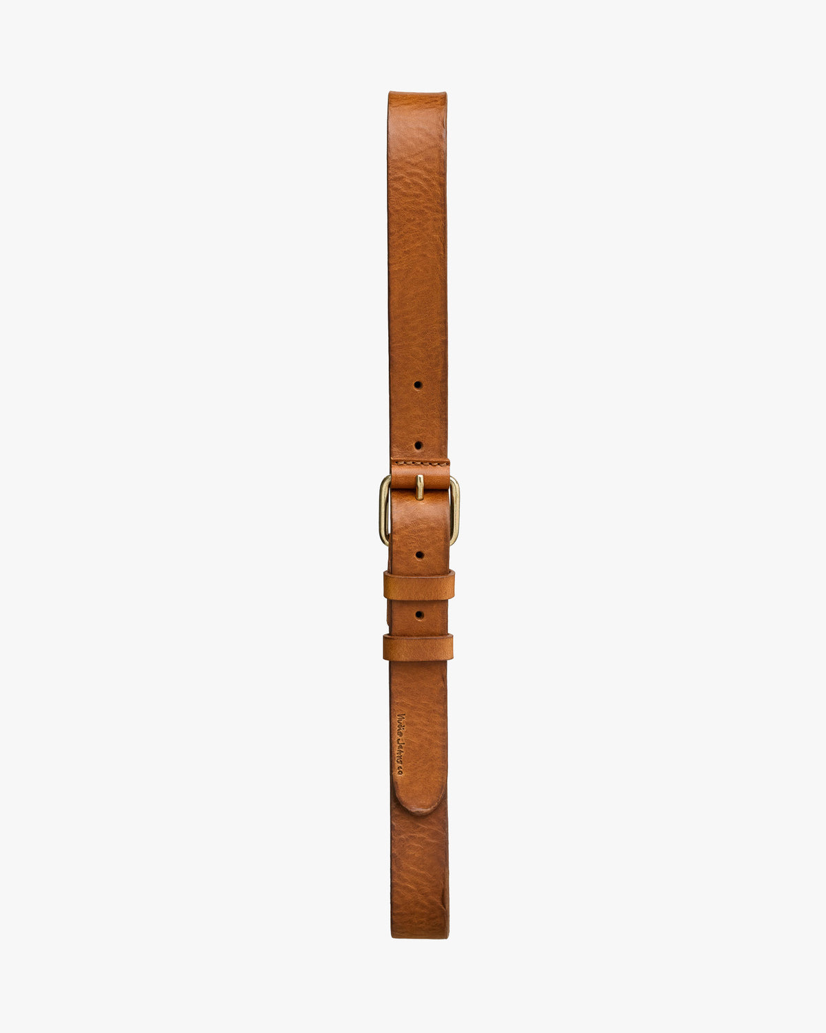 Nudie Jeans Dwayne Leather Belt - Toffee Brown | Nudie Jeans Belts | JEANSTORE