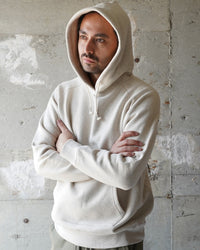 Wonder Looper Fleeced Foxfibre® Pullover Hoodie - Oatmeal | Wonder Looper Sweaters & Knitwear | JEANSTORE