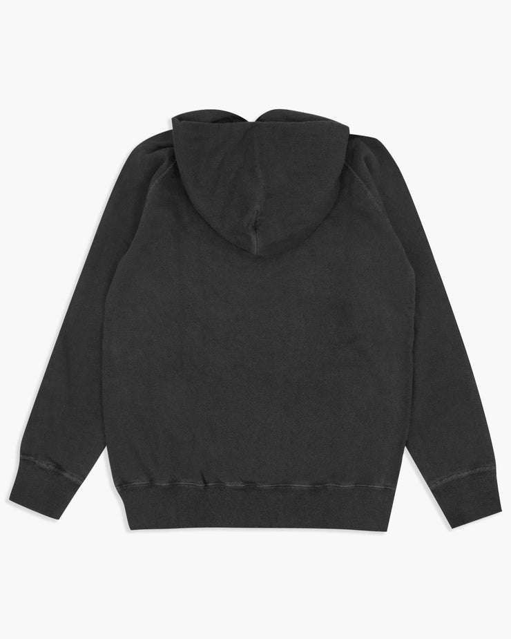 Good On Raglan Pullover Hood Sweat - Pigment Dyed Black | Good On Sweaters & Knitwear | JEANSTORE
