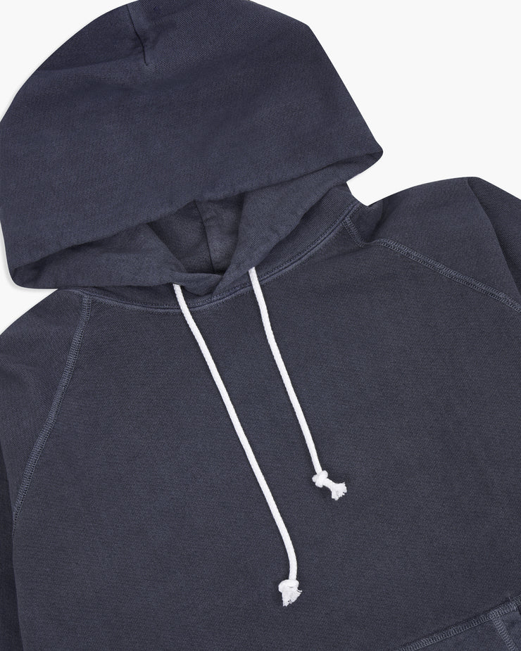 Good On Raglan Pullover Hood Sweat - Pigment Dyed Navy | Good On Sweaters & Knitwear | JEANSTORE