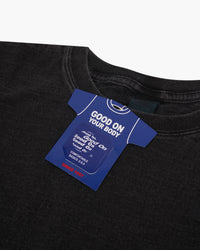 Good On S/S Crew Tee - Pigment Dyed Black | Good On T Shirts | JEANSTORE