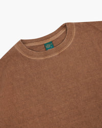 Good On S/S Crew Tee - Pigment Dyed Mocha | Good On T Shirts | JEANSTORE