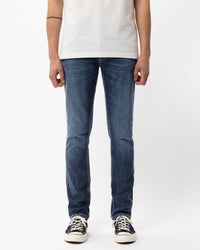 Nudie Grim Tim Slim Straight Mens Jeans - Indigo Myth | Nudie Jeans Jeans | JEANSTORE