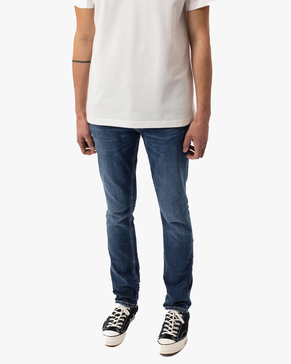 Nudie Grim Tim Slim Straight Mens Jeans - Indigo Myth | Nudie Jeans Jeans | JEANSTORE