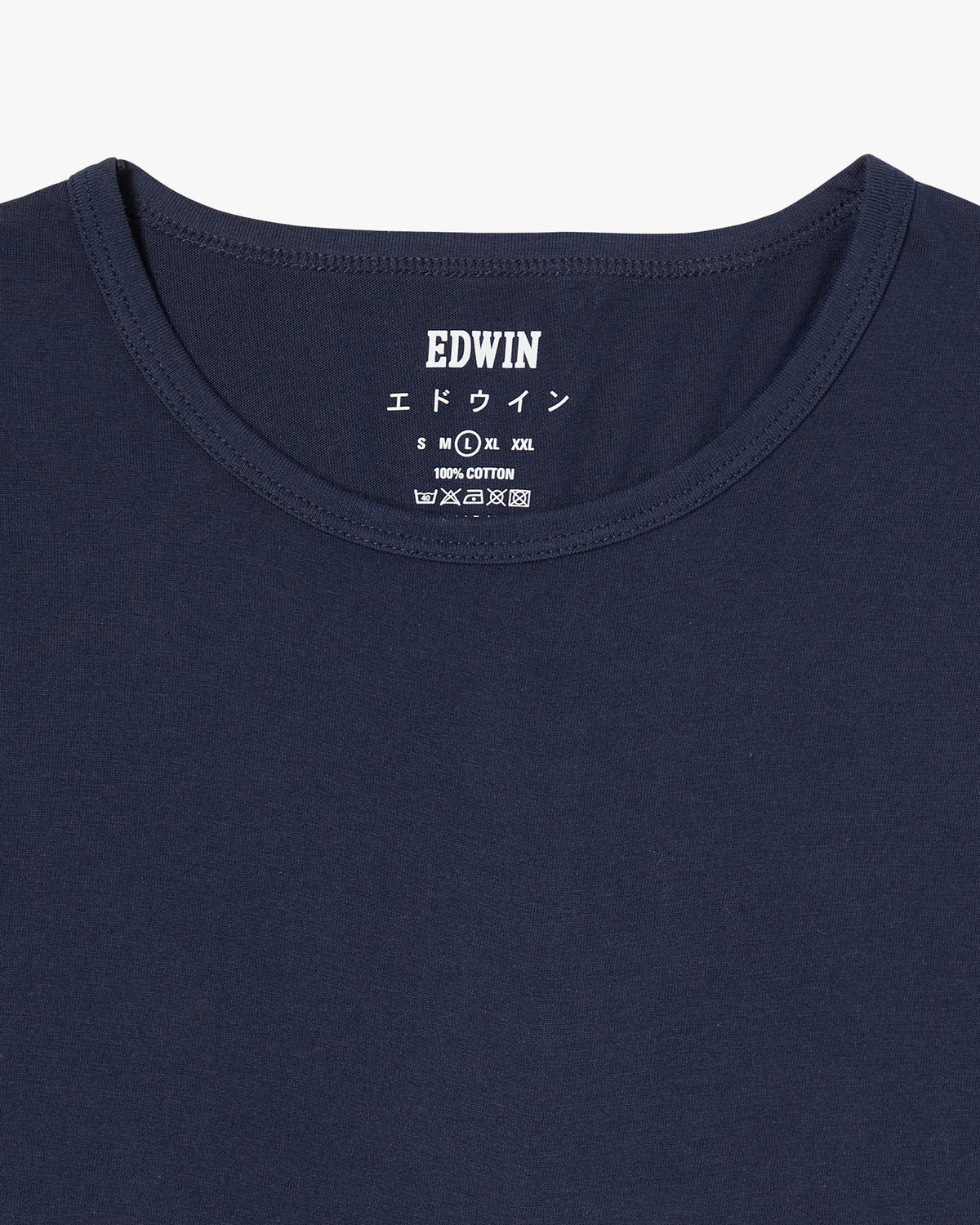 Edwin Double Pack S/S Tees - Navy Blazer | Edwin T Shirts | JEANSTORE