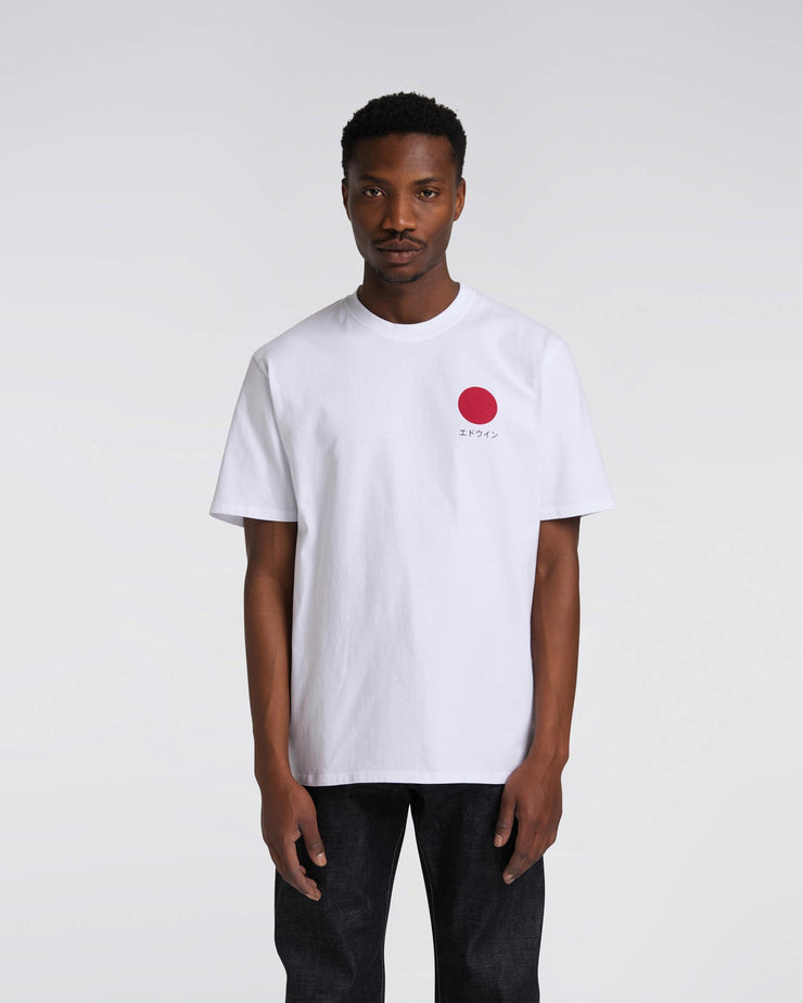 Edwin Japanese Sun Tee - White | Edwin T Shirts | JEANSTORE