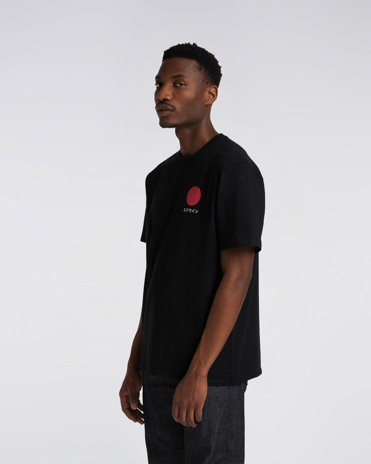 Edwin Japanese Sun Tee - Black | Edwin T Shirts | JEANSTORE
