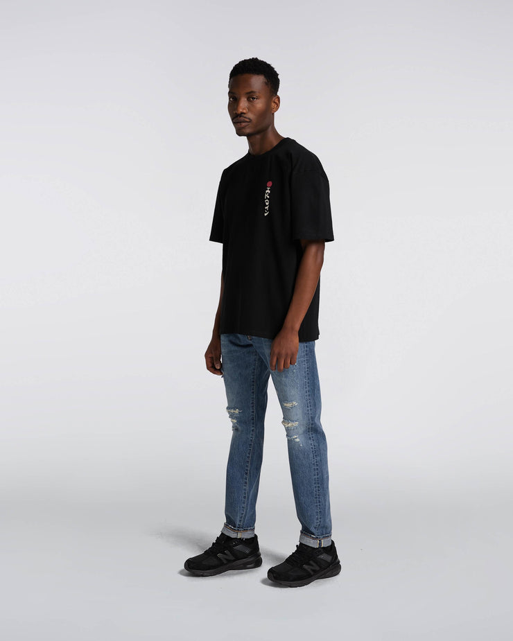 Edwin Kamifuji Tee - Black | Edwin T Shirts | JEANSTORE