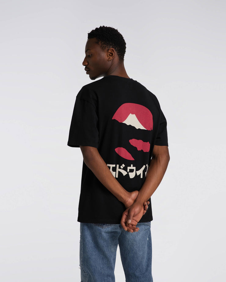 Edwin Kamifuji Tee - Black | Edwin T Shirts | JEANSTORE