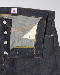Edwin Made In Japan Regular Tapered Mens Jeans - 13.5oz Kaihara Dark Pure Indigo Rainbow Selvage Denim / Blue Unwashed | Edwin Jeans | JEANSTORE