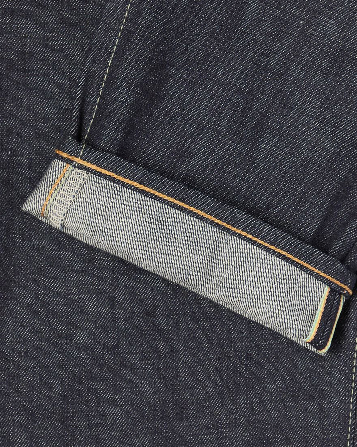 Edwin Made In Japan Regular Tapered Mens Jeans - 13.5oz Kaihara Dark Pure Indigo Rainbow Selvage Denim / Blue Unwashed | Edwin Jeans | JEANSTORE