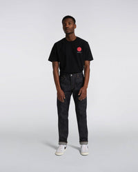 Edwin Made In Japan Regular Tapered Mens Jeans - 13.5oz Kaihara Dark Pure Indigo Rainbow Selvage Denim / Blue Unwashed | Edwin Jeans | JEANSTORE