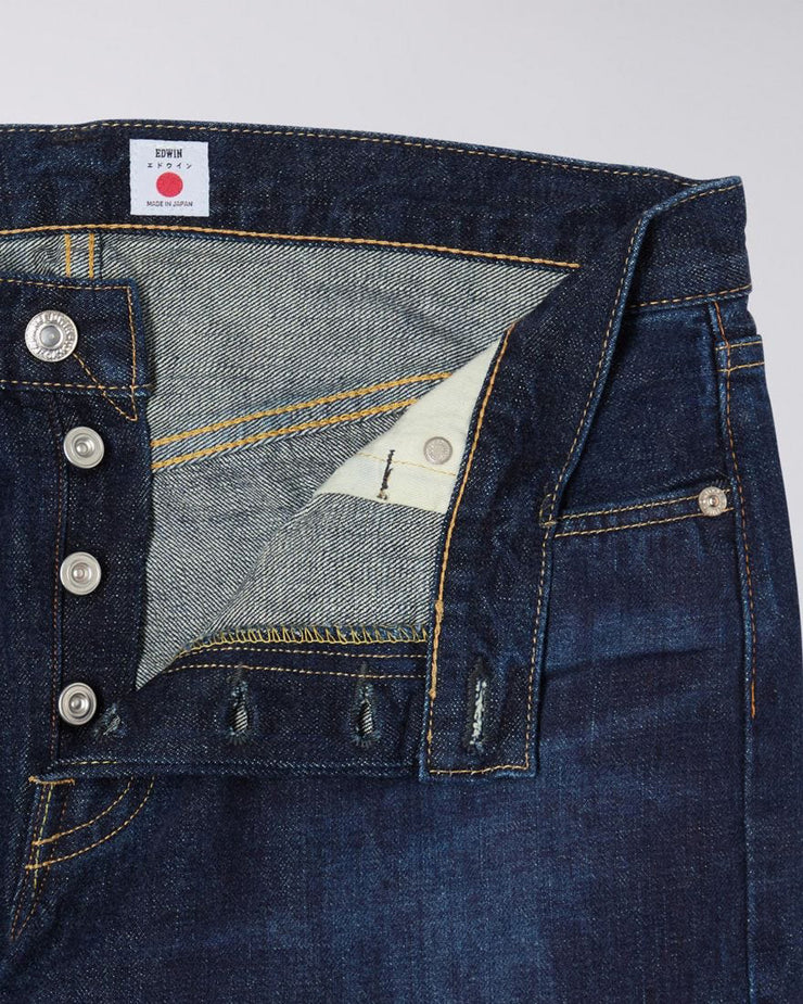 Edwin Made In Japan Regular Tapered Jeans - 13.5oz Nihon Menpu Dark ...