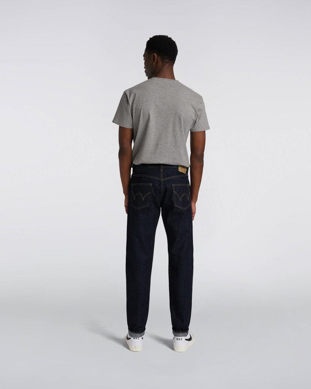 Edwin Made In Japan Regular Tapered Mens Jeans - 14oz Kurabo Recycled Red Selvage Denim / Blue Rinsed | Edwin Jeans | JEANSTORE