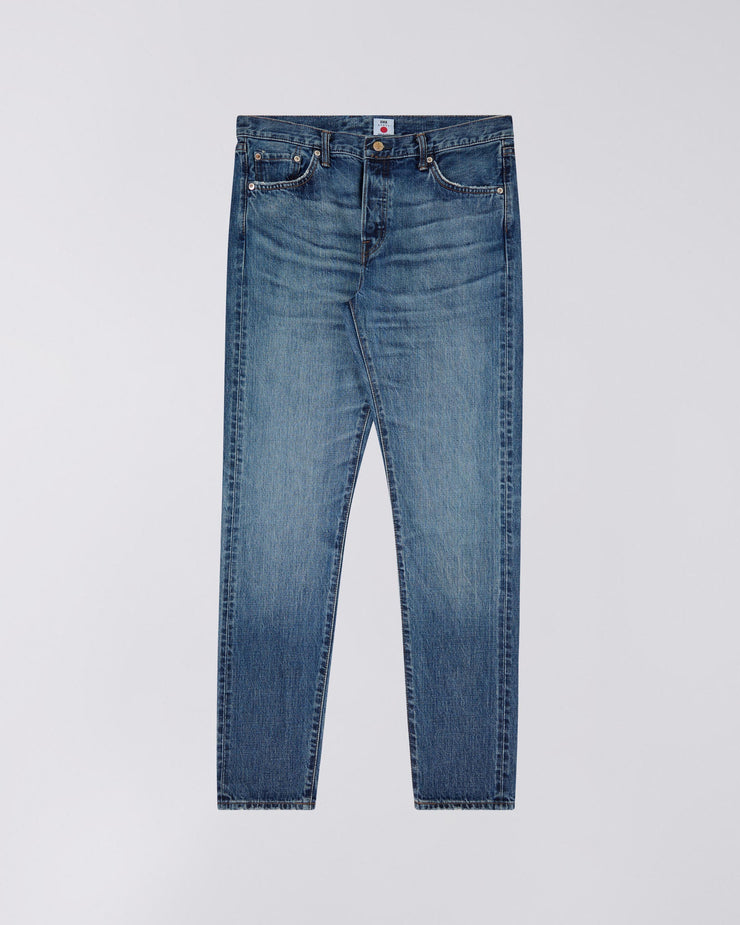 Edwin Made In Japan Slim Tapered Mens Jeans - 13.5oz Kaihara Dark Pure Indigo Rainbow Selvage Denim / Mid Dark Wash | Edwin Jeans | JEANSTORE