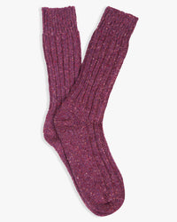 Donegal Yarns Wool Mix Socks - Purple | Donegal Yarns Socks | JEANSTORE