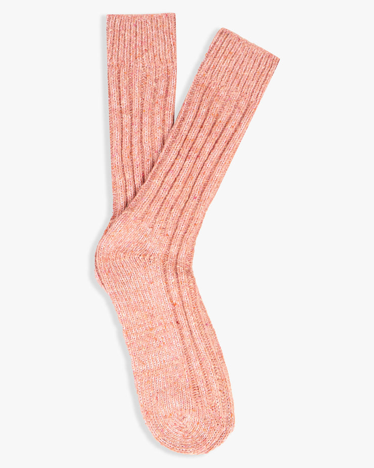 Donegal Yarns Wool Mix Socks - Light Pink | Donegal Yarns Socks | JEANSTORE