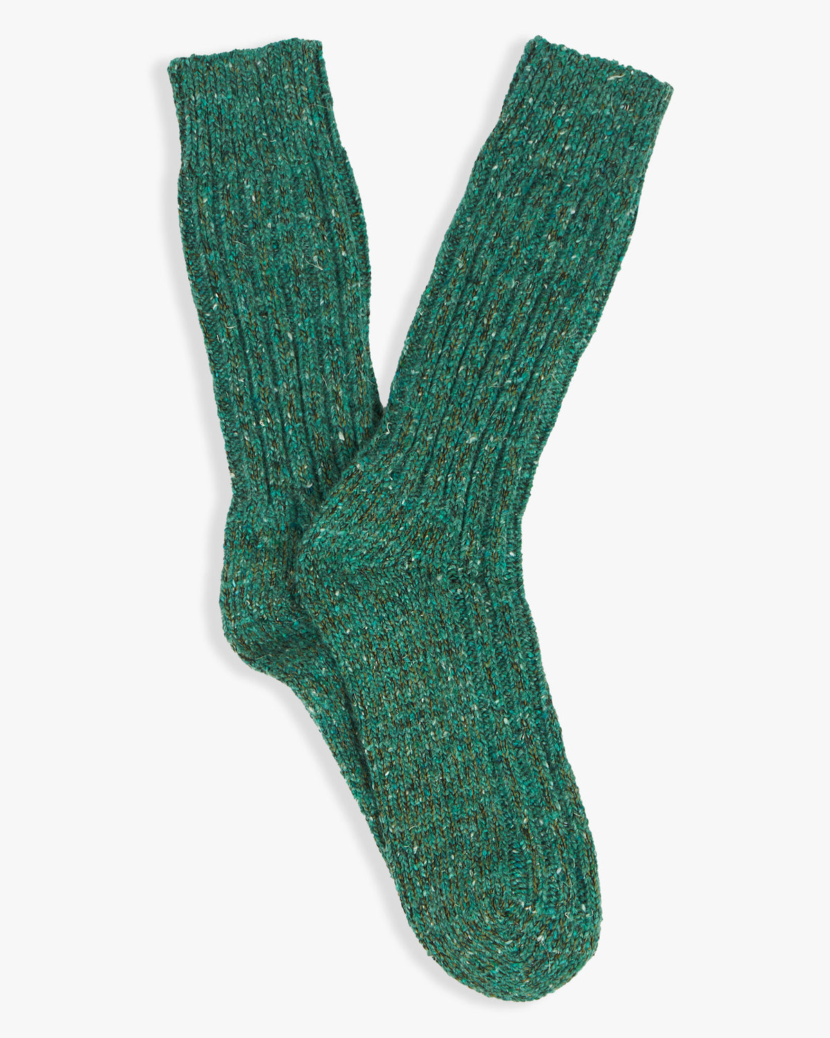 Donegal Yarns Wool Mix Socks - Turquoise | Donegal Yarns Socks | JEANSTORE